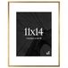 Americanflat 11x14 aluminium frames in zwart - composiet hout met versplinterbestendig glas - horizontale en verticale formaten voor muur