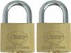 Amig Hangslot met 2 sleutels - 30 mm - messing - Brons