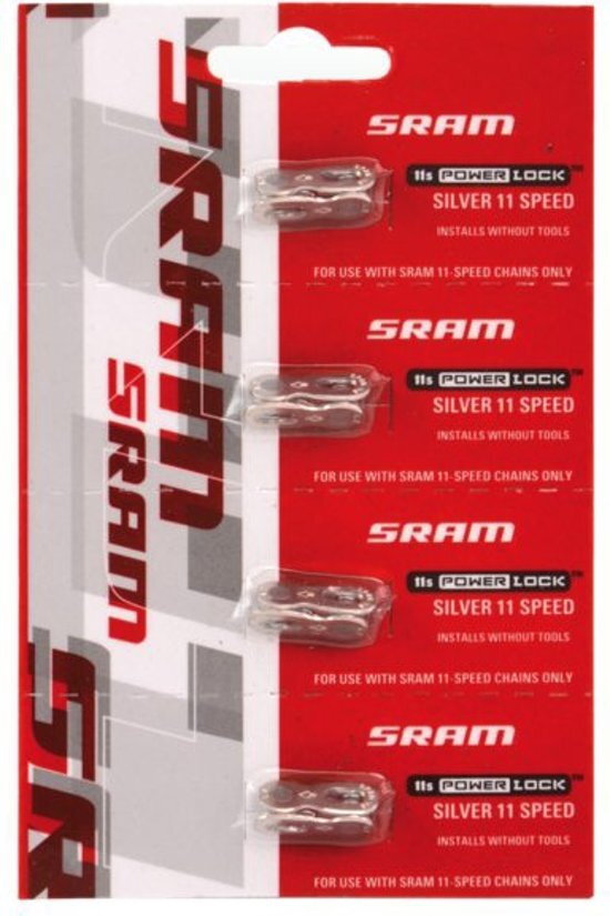 SRAM KETTINGSCHAKEL ZILVER 11 SPEED