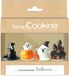 ScrapCooking Halloween Plastic Cake Toppers set/4