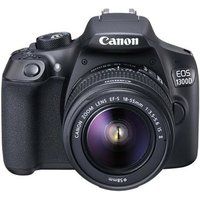 Canon EOS 1300D - Digitale camera - SLR - 18.0 MP - APS-C - 1080p / 30 beelden per seconde -alleen body - Wi-Fi, NFC - zwart