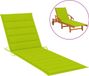 vidaXL Coussin de lit 200x60x3 cm Tissu Oxford Vert vif
