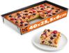 KADAX Rechthoekige bakvorm, bakplaat in 3 maten, hoge plaatranden voor cake, toastbrood, cheesecake, brownie, onderhoudsvriendelijke bakvorm, warmteverdeling (40 x 25,5 cm, zwart)