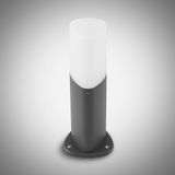 Lucande Sokkellamp - 1 Licht - Aluminium, Polycarbonaat - H: 30 cm - E14 - Antraciet, Wit