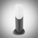 Lucande Sokkellamp - 1 Licht - Aluminium, Polycarbonaat - H: 30 cm - E14 - Antraciet, Wit