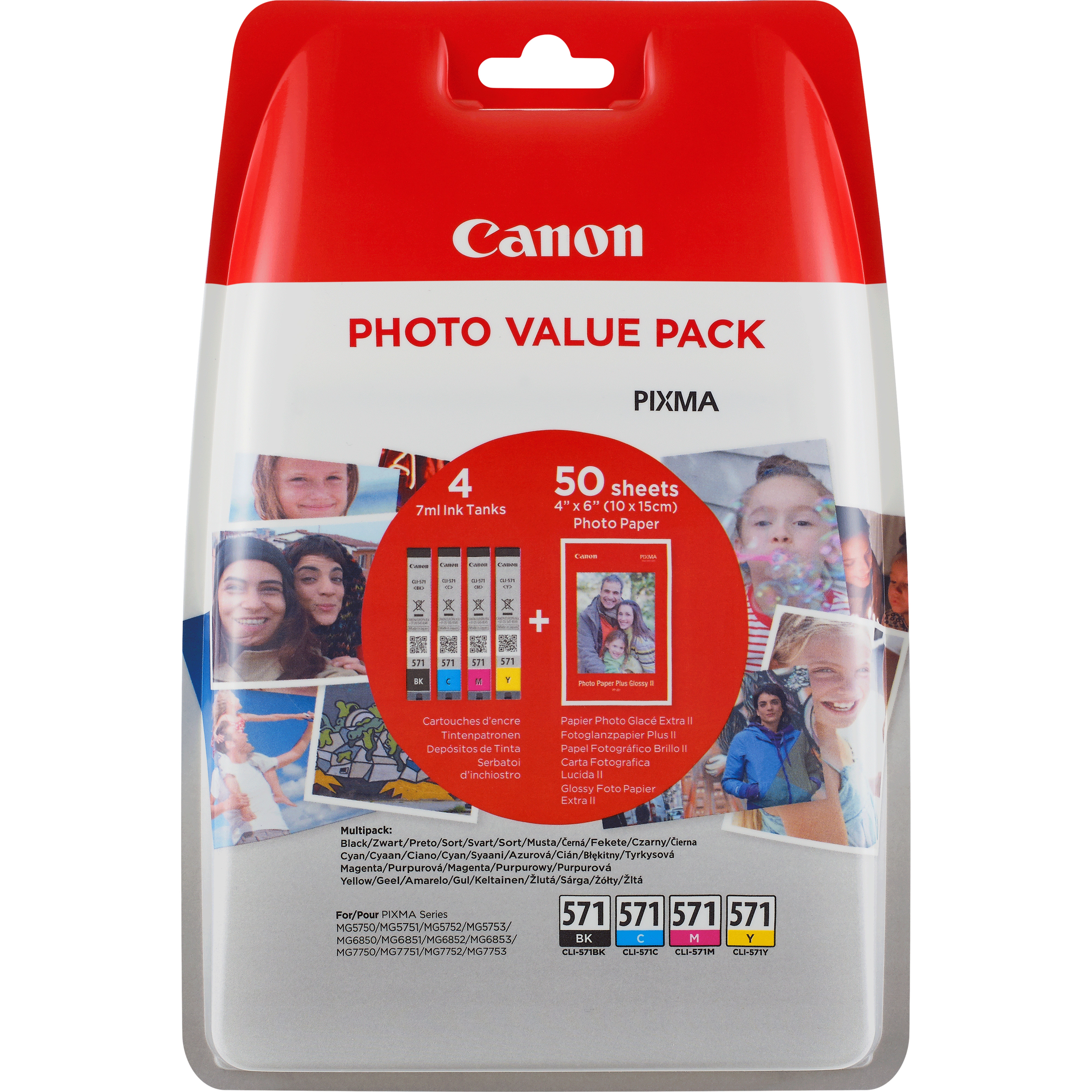 Canon 0386C006 multi pack / cyaan, geel, magenta, zwart
