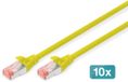 Digitus DK-1644-050-Y-10 - Netwerkkabel - 5 m - Geel