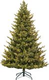 Black Box Trees Clive Sapin artificiel avec éclairage LED - H215 x Ø142 cm - Vert