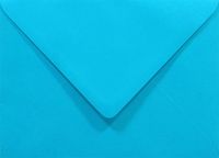Netuno Gladde blauwe enveloppen A6 - 125 x 175 mm - B6 - 50 stuks - NK natgelijmde - 80 gram - Rainbow