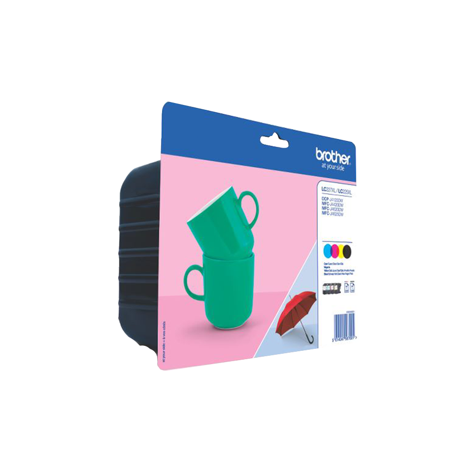 Brother LC-227XLVALBPDR - Multipack - Inktcartridge - Cyaan, Geel, Magenta, Zwart