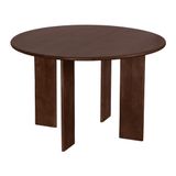 Lewis & Loft Eettafel Lila - Rond ⌀120 cm - FSC®-gecertificeerd mangohout - Bruin