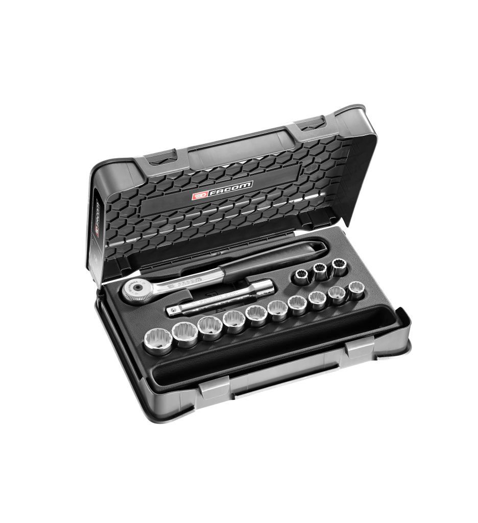 Facom S.151-1P12 1/2" 15-delige metrische dopsleutelset