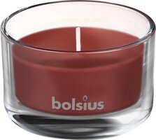 Bolsius Geurkaars True Scents Oud Wood - 5 cm / ø 8 cm - Bruin
