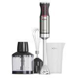 Solac Solution - staafmixer 1500W | instelbare snelheid | turbo | 4 RVS-messen | RVS-mengstaaf | maatbeker 700 ml | ergonomisch | antispatten | afneembaar | vaatwasserbestendig