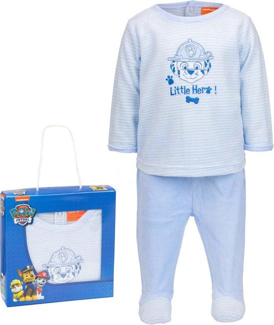 Nickelodeon Paw Patrol babypakje - blauw - maat 68