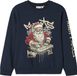 NAME IT NKMRALLO LS NREG SWEAT BRU BOX Blauw Baumwolle Regular Fit Größe 116