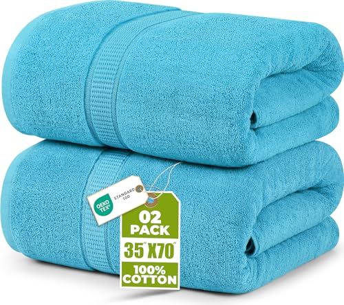 Utopia Towels Premium Jumbo Badlaken (90 x 180 cm) - Pakket van 2