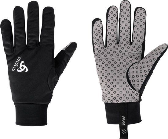 Odlo Aeolus Warm Gloves - Unisex - Black - Size S
