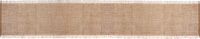 Mikasa Gerafelde Jute Tafelloper, Groen, 230 x 33cm
