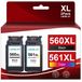 Canon Cartouches d'encre 560XL et 561XL, pack de 2