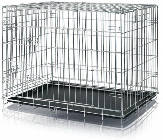 TRIXIE bench voor in de auto gegalvaniseerd metaal 96x69x62 cm