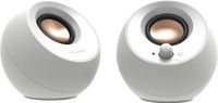 Creative Pebble V3 Blanc - Bluetooth 5.0, AUX, USB-C - 10W