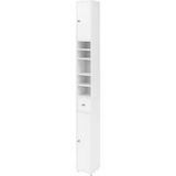 OEM MDF MDF-wc-kast - 20 x 20 x 180 cm - Wit