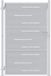 vidaXL Tuinpoort met slot zilver 85 x 144 cm roestvrij staal