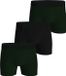 Björn Borg Bjorn Borg Boxers 3Pack Groen - Maat XL - Heren - Katoen - Effen - Aansluitend - Lange pijpen
