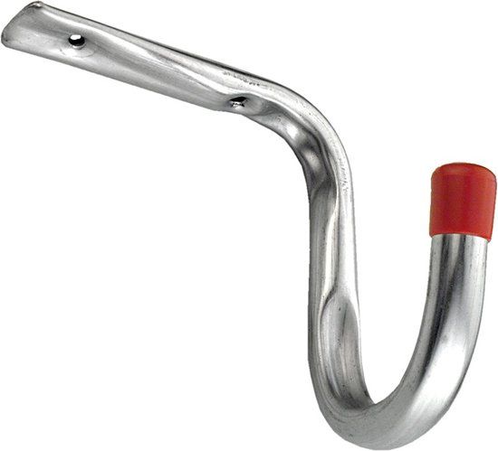Connex Gereedschapshaak P Fiets Metaal Rood/Zilver 15x8 cm