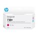 HP 738M 130 ml magenta inktcartridge voor DesignJet T850, T950 printers