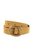 Levi's Dames RED TAB Mainline Bovine 50 Composition Leren riem, Bisque, 80