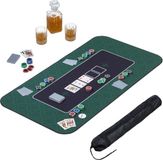 Merkloos Relaxdays pokerkleed 120 x 60 cm