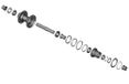 Shimano FH-M820-B Complete Naaf Grijs