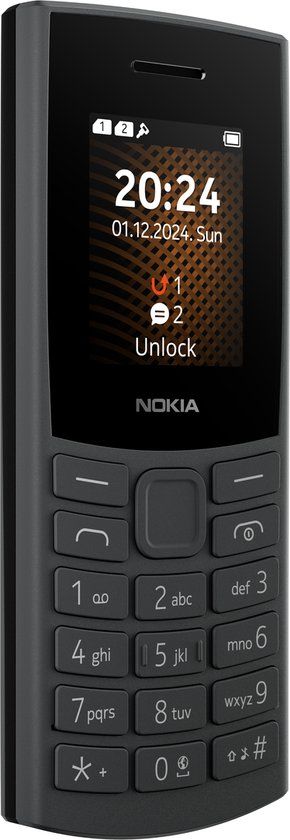 Nokia 105 4G (2024) - Charcoal - Nano SIM