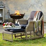 LOBERON Fauteuil Howe grijs/zwart