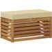 Maison Exclusive - Banc de jardin en bois d'acacia massif naturel