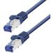 LogiLink CP4076S Câble réseau RJ45, câble patch CAT 6a S/FTP 5,00 m bleu