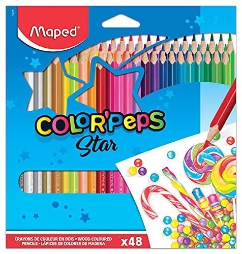 Maped 832048 Kleurpotlood COLOR'PEPS, 48 stuks kartonnen etui