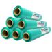 m-office Groene folie om te verpakken, kunststof afdekking, groene folie voor verhuisdozen, ter bescherming van meubels en zendingen, afmetingen 50 cm x 200 m rekbaar · m-office (groen, 6 stuks)