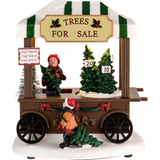 LIVARNO® Figurine scène de Noël LED (Arbres)