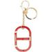 Twin Set Sleutelhanger Twin Set Portachiavi In Metallo Con Oval T E Moschettone