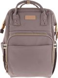 Youha luiertas - moedermelk kolftas - bevestiging aan kinderwagen - babyfles vakken - babymelk koelen - modern design - draagbaar als rugtas - Kleur: Dark pink