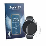 Savvies Screenprotector voor Xiaomi Watch S5 - Folie Beschermfolie transparant volledig dekking 4 Stuks