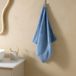 W handdoek blauw basic (100x50 cm)