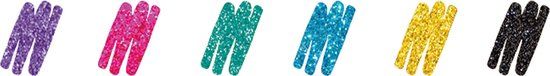 LEGAMI Mini Glitterpennen - 6 stuks Regenboog kleuren