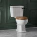 Richmond Toilet Duoblok Klassiek et Abattant avec Charnières Noir