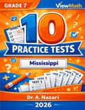 10 Libri GmbH 10 Mississippi MAAP Grade 7 Math Practice Tests