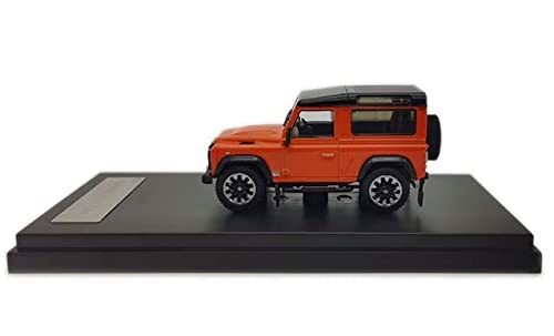 LCD MODELS LCD64016-OR - Lan. Rov. Defend. 90 Works V8 70Th Edition Oranje 2018 - schaal 1/64 - miniatuur modelauto