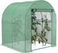 Outsunny Stahl, Kunststoff-Grün-180L x 180B x 200H cm-Gewächshaus